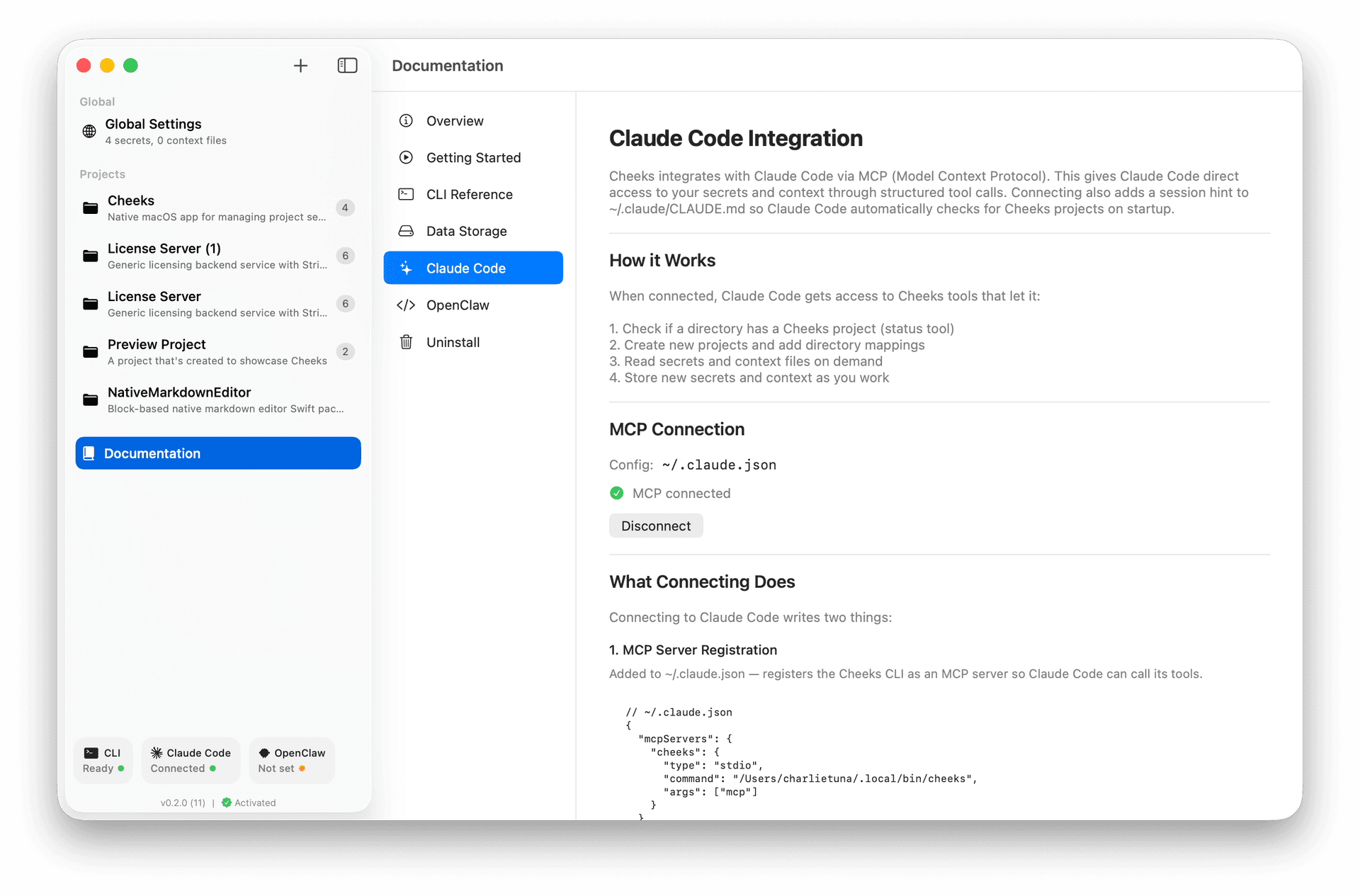 Cheeks - Documentation